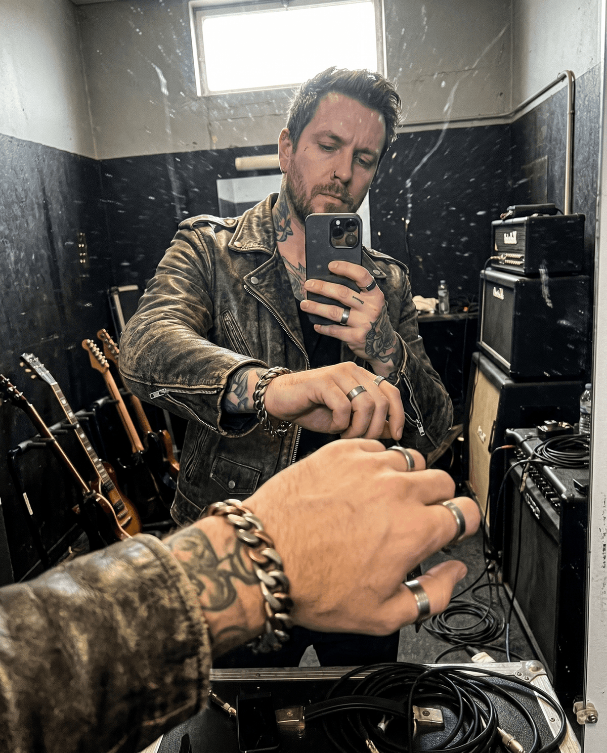 Bracciale Il Guardiano — Argento e Bronzo Uomo | Made in Italy - BDG Accessories