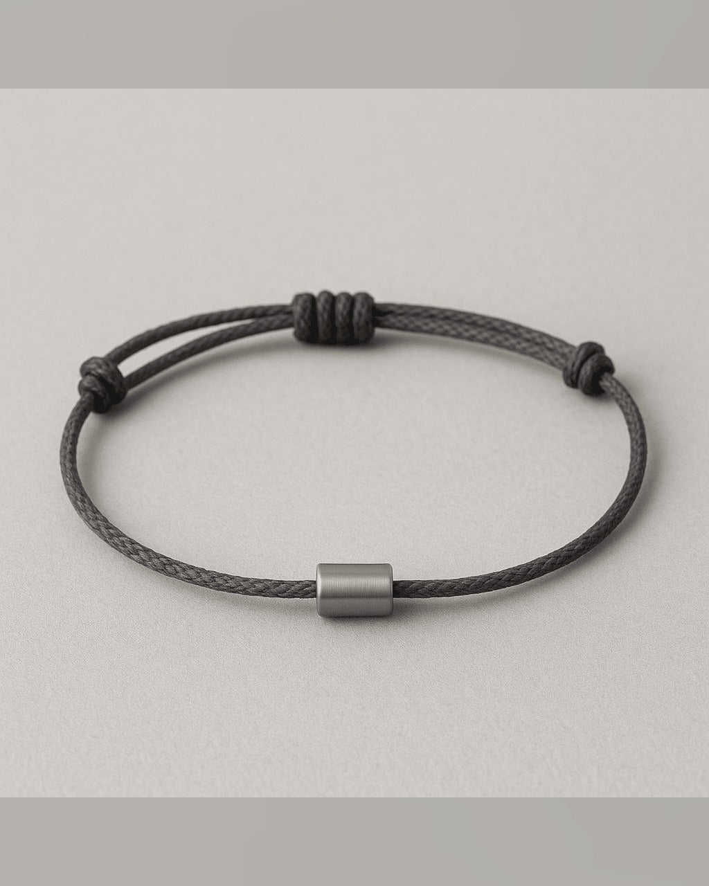Bracciale Il Nodo — Cotone e Argento Uomo | Made in Italy - BDG Accessories