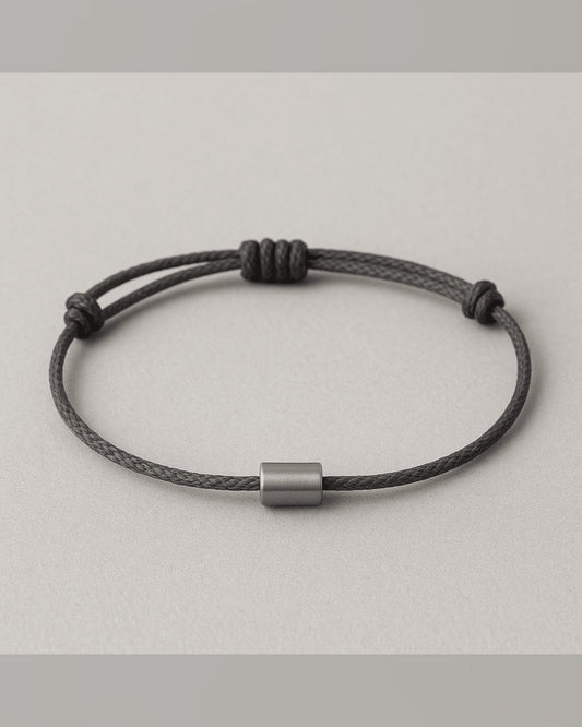 Bracciale Il Nodo — Cotone e Argento Uomo | Made in Italy - BDG Accessories
