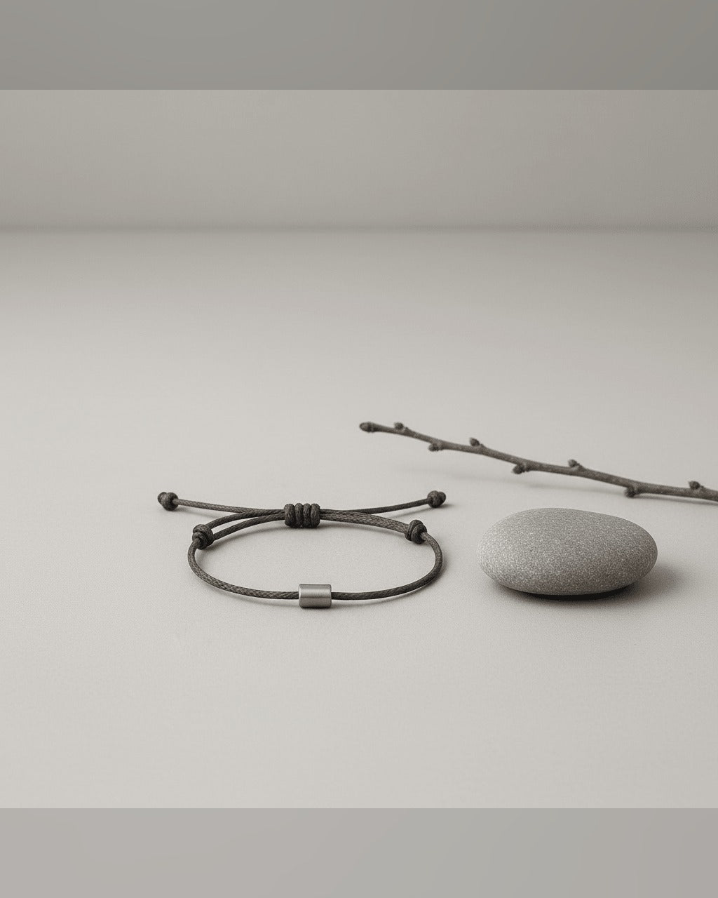 Bracciale Il Nodo — Cotone e Argento Uomo | Made in Italy - BDG Accessories