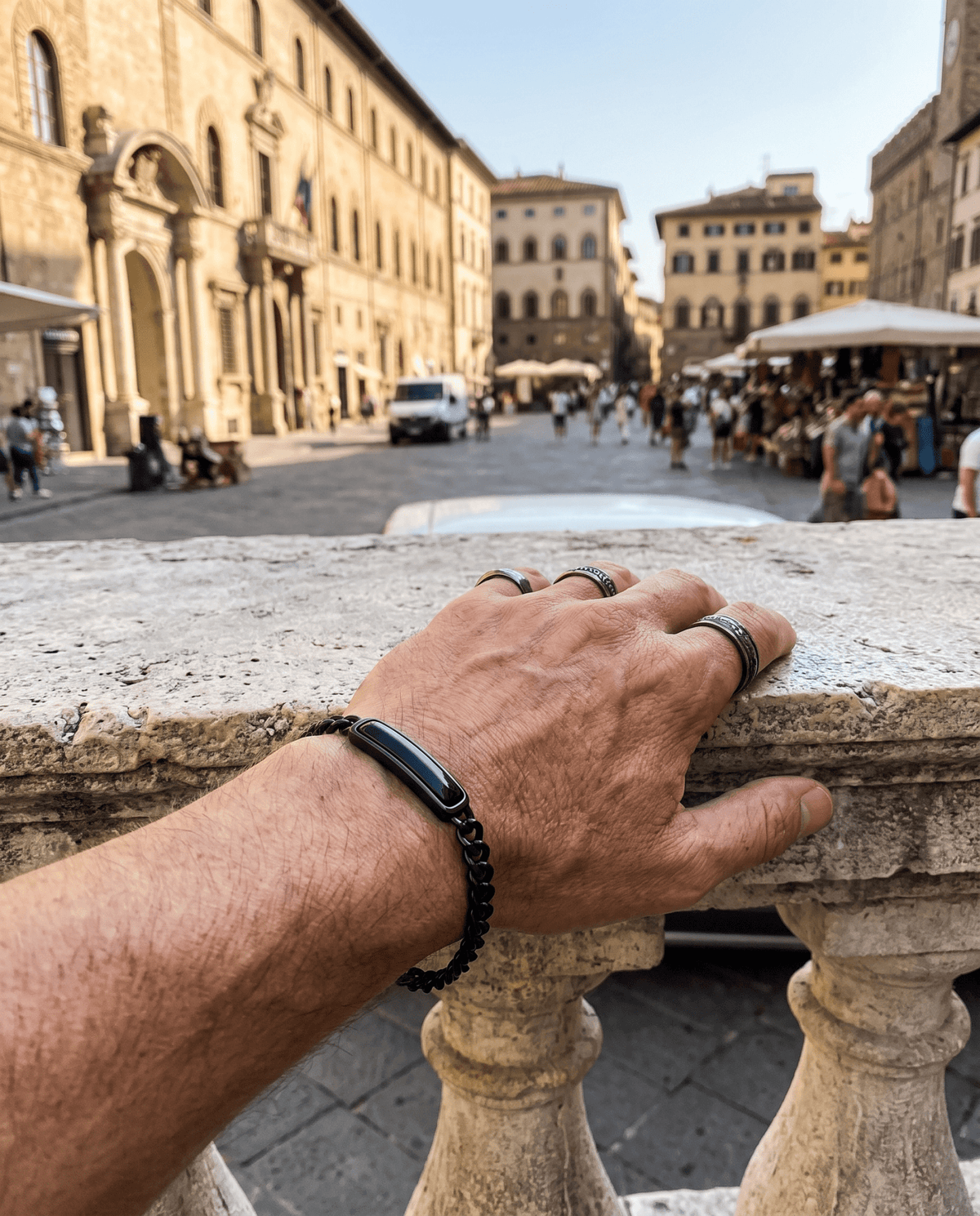 Bracciale Il Ritmo — Argento 925 Uomo | Made in Italy - BDG Accessories