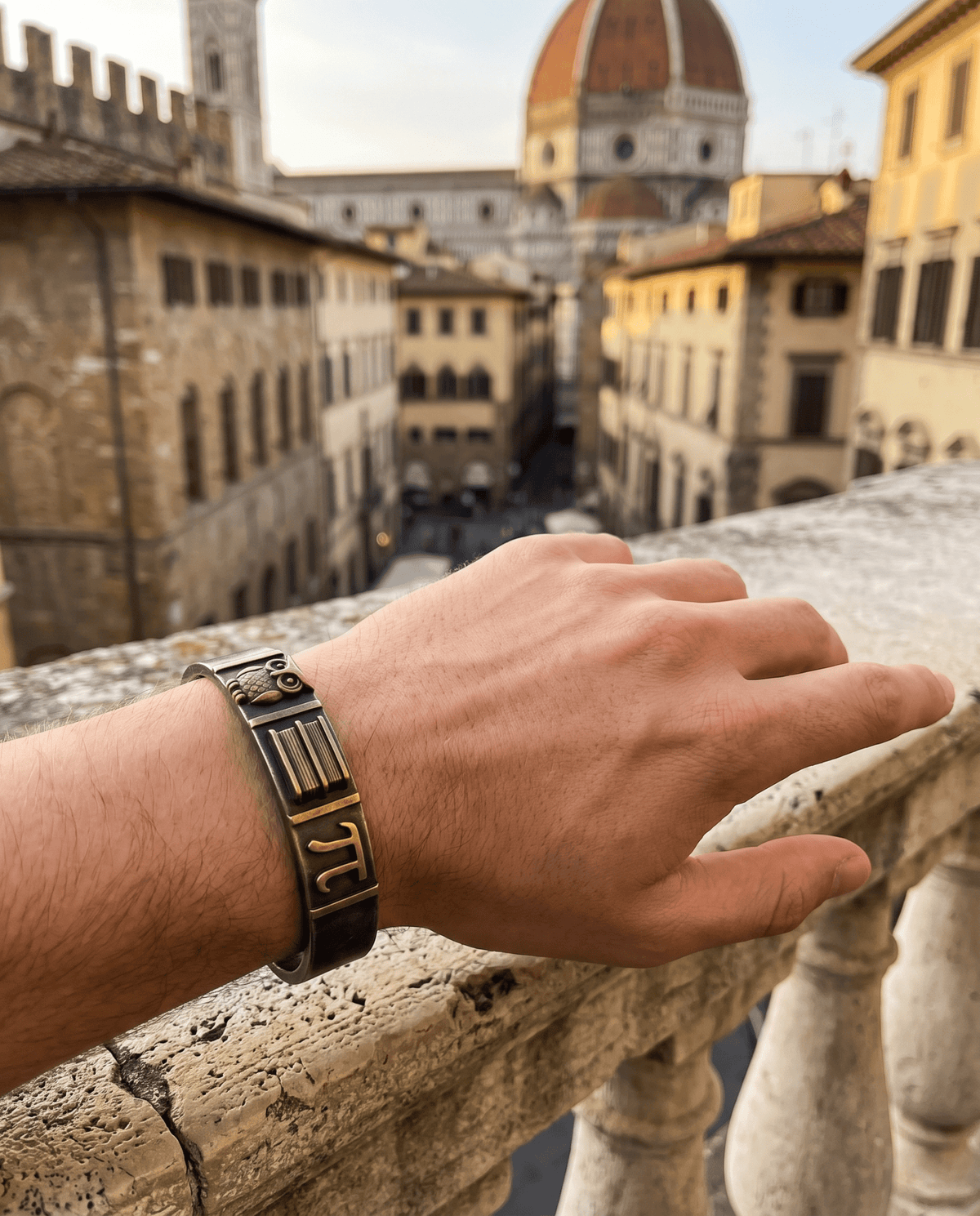 Bracciale Il Saggio — Argento o Bronzo Uomo | Made in Italy - BDG Accessories