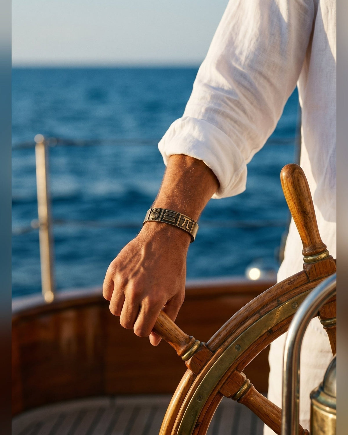 Bracciale Il Saggio — Argento o Bronzo Uomo | Made in Italy - BDG Accessories