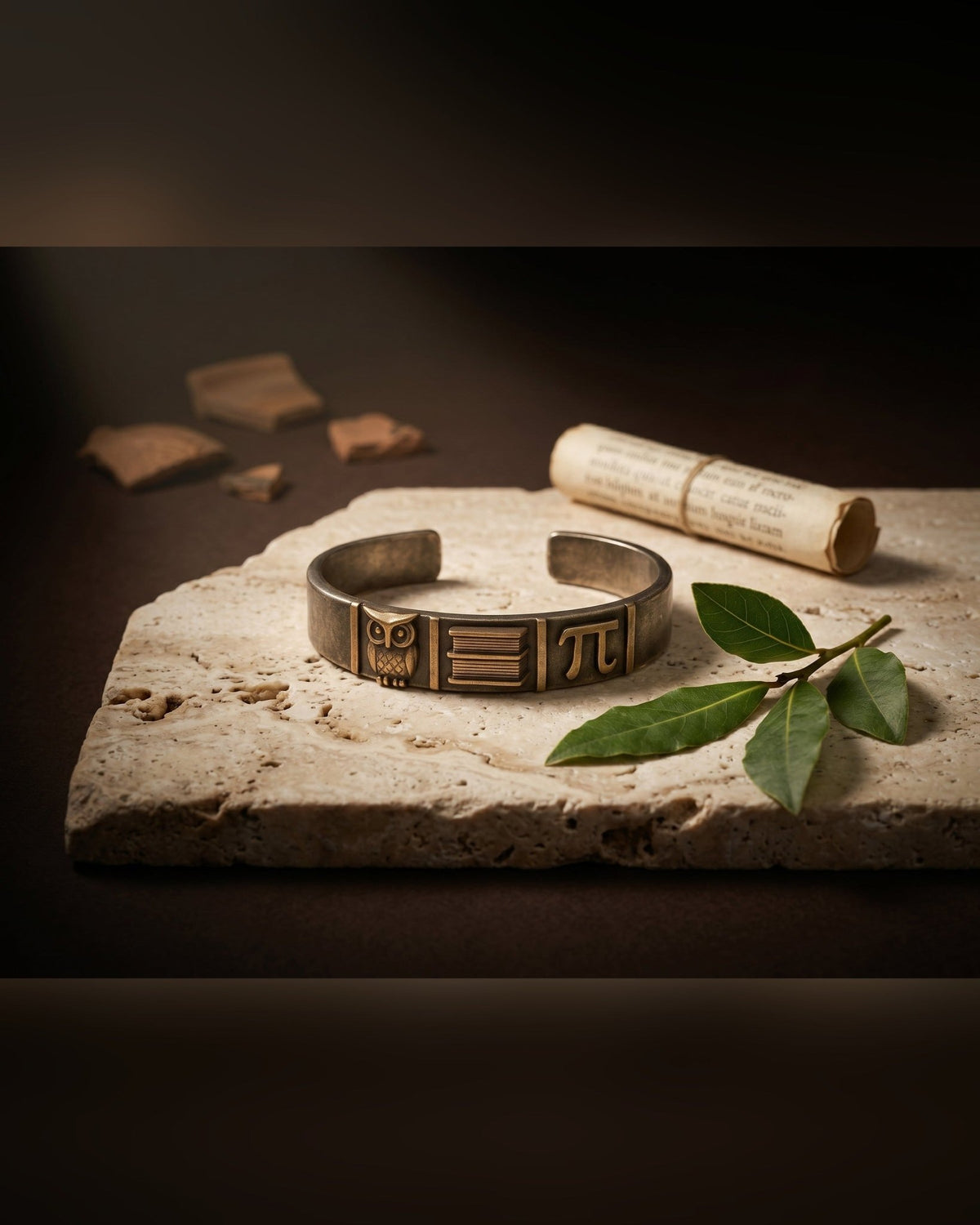 Bracciale Il Saggio — Argento o Bronzo Uomo | Made in Italy - BDG Accessories