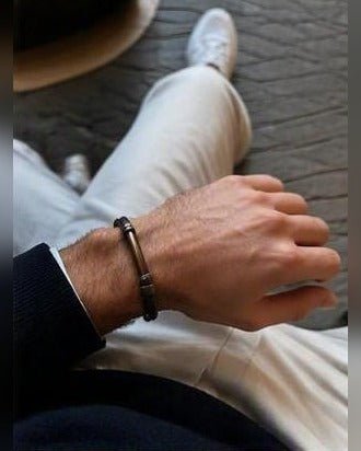 Bracciale Il Tessuto — Argento 925 Uomo | Made in Italy - BDG Accessories