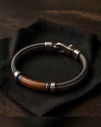 Bracciale Il Tessuto — Argento 925 Uomo | Made in Italy - BDG Accessories