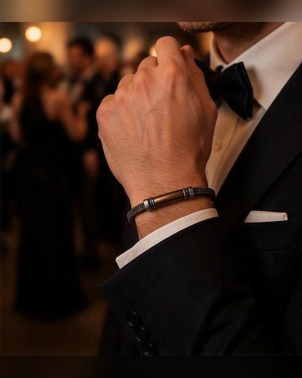 Bracciale Il Tessuto — Argento 925 Uomo | Made in Italy - BDG Accessories