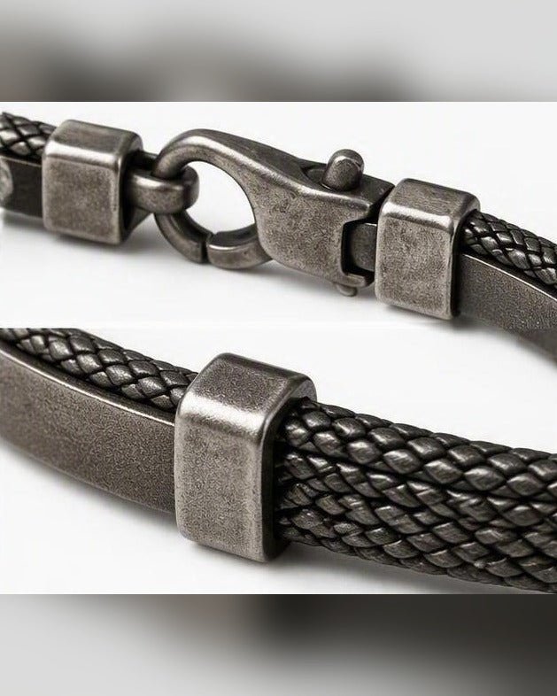 Bracciale Il Tessuto — Argento 925 Uomo | Made in Italy - BDG Accessories