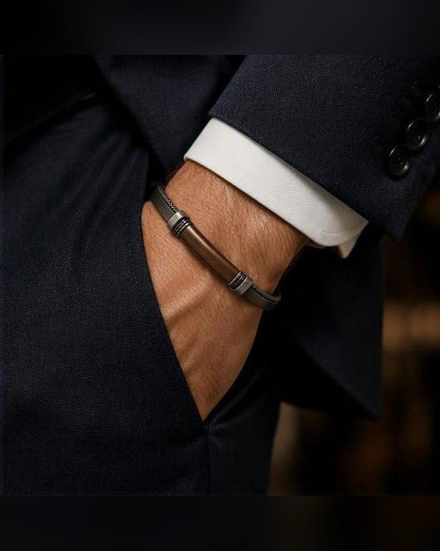 Bracciale Il Tessuto — Argento 925 Uomo | Made in Italy - BDG Accessories