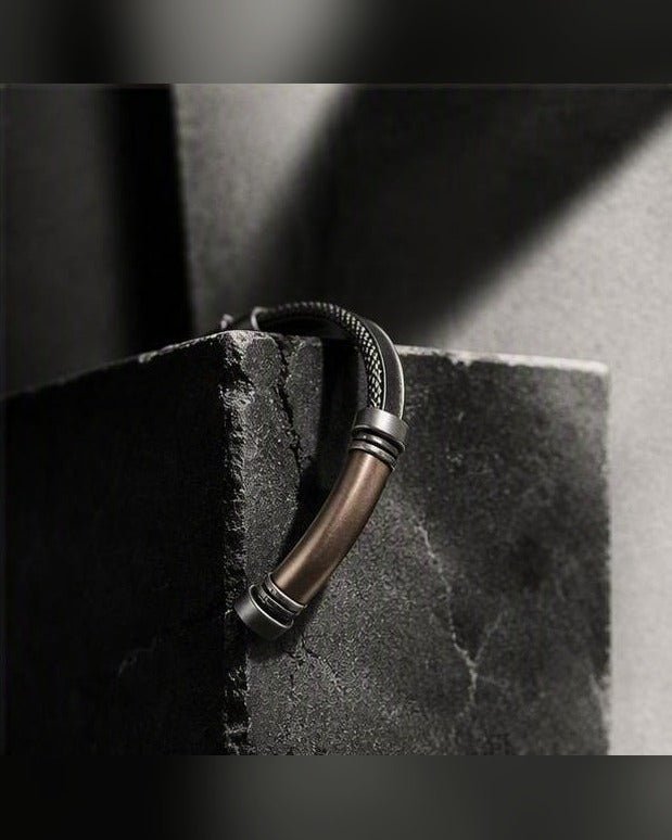 Bracciale Il Tessuto — Argento 925 Uomo | Made in Italy - BDG Accessories