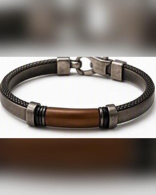 Bracciale Il Tessuto — Argento 925 Uomo | Made in Italy - BDG Accessories