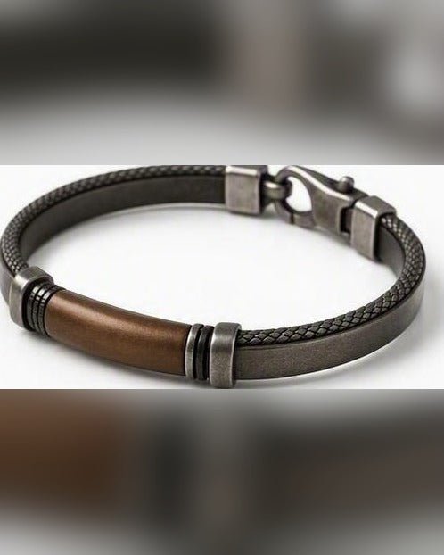 Bracciale Il Tessuto — Argento 925 Uomo | Made in Italy - BDG Accessories
