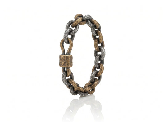 Bracciale in bronzo e in argento invecchiato: il gioiello ideale per le generazioni di guerrieri - BDG Accessories