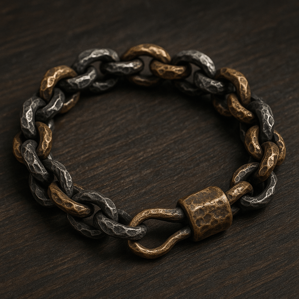Bracciale in bronzo e in argento invecchiato: il gioiello ideale per le generazioni di guerrieri - BDG Accessories