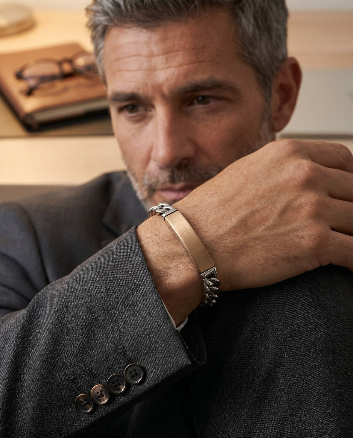 Bracciale La Passeggiata — Argento 925 Uomo | Made in Italy - BDG Accessories