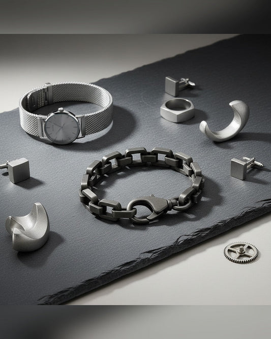 Bracciale L'Armatura — Argento Brunito Uomo | Made in Italy - BDG Accessories