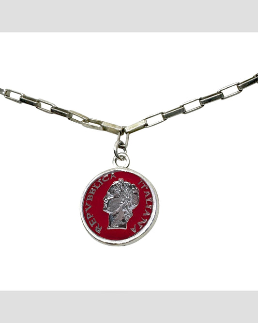 Collana Dolce Vita — Argento 925 Smalto Uomo | Made in Italy