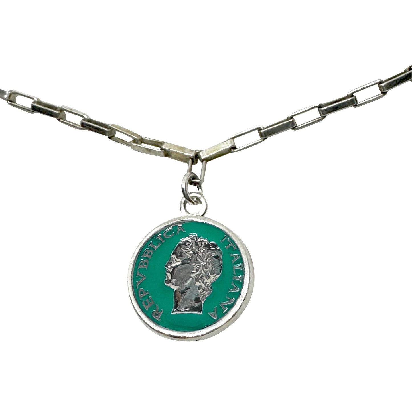 Collana Argento Smalto Dolce Vita Anni 50 Vintage BDG Accessories - BDG Accessories