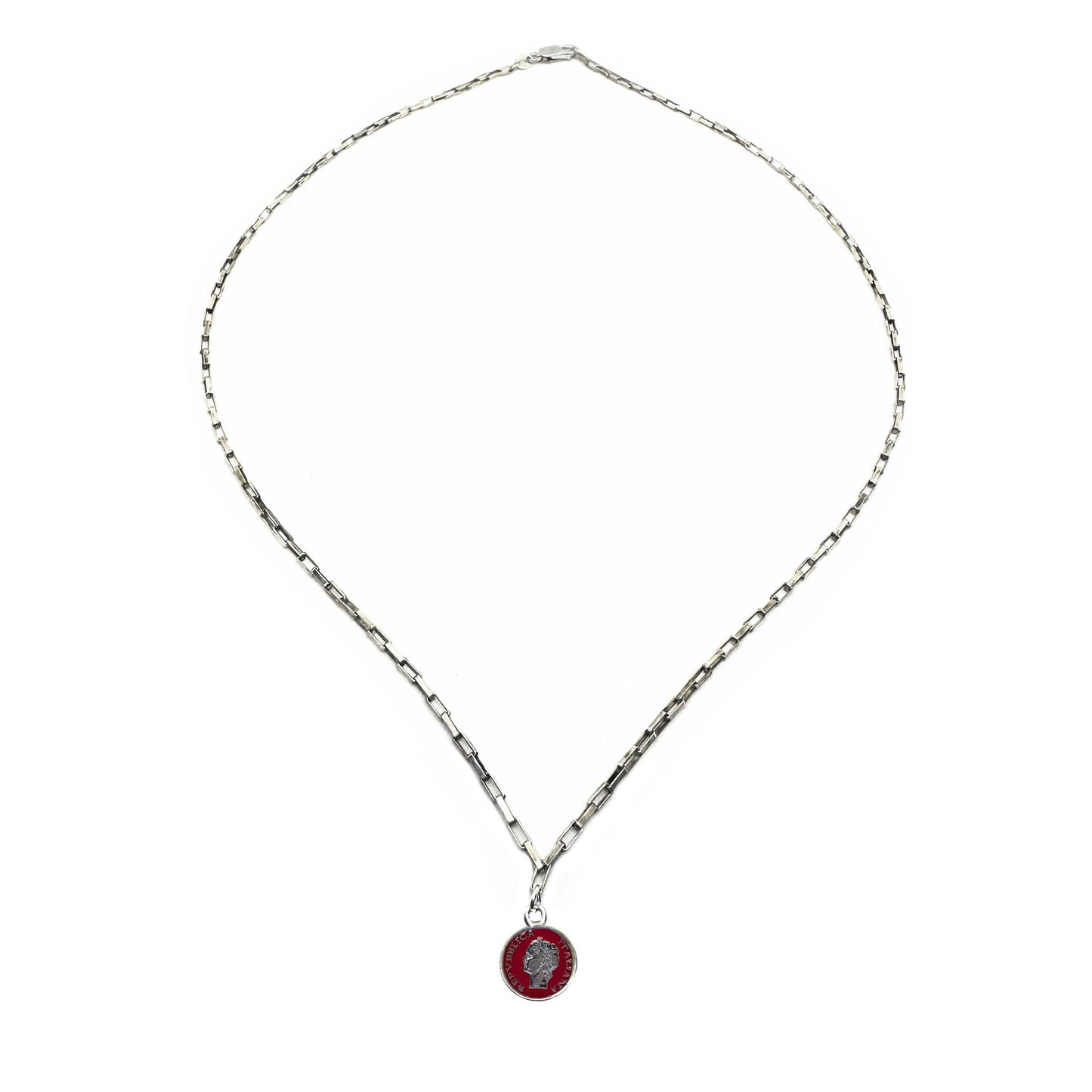 Collana Argento Smalto Dolce Vita Anni 50 Vintage BDG Accessories - BDG Accessories