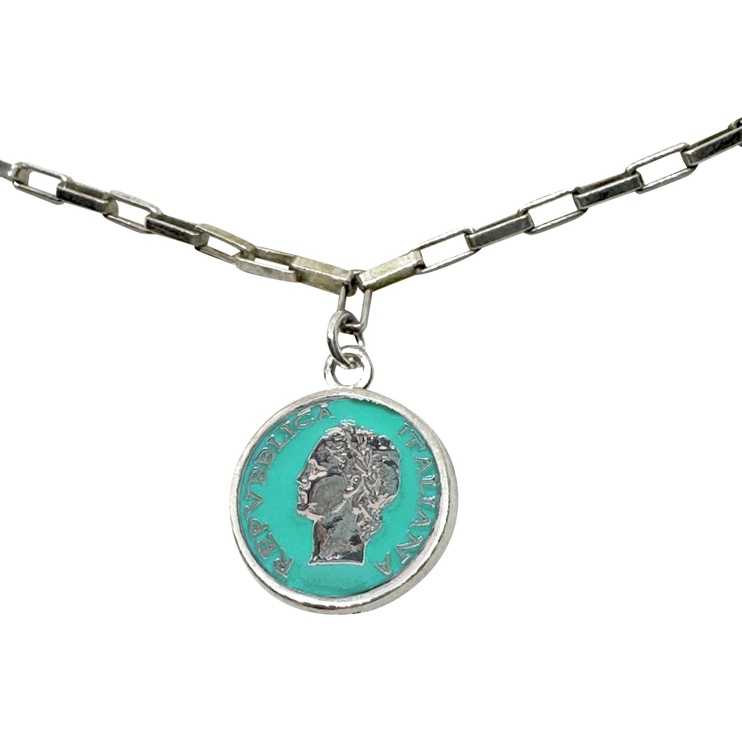 Collana Argento Smalto Dolce Vita Anni 50 Vintage BDG Accessories - BDG Accessories