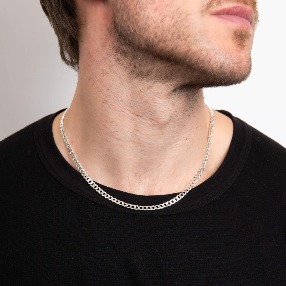 Collana Groumette Da Uomo In Argento Elegante - BDG Accessories