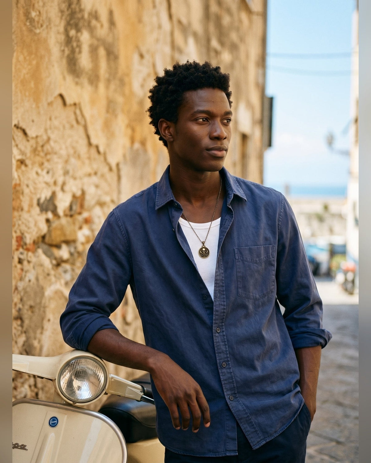 Collana Il Corsaro — Argento e Bronzo Uomo | Black Sails, Made in Italy - BDG Accessories
