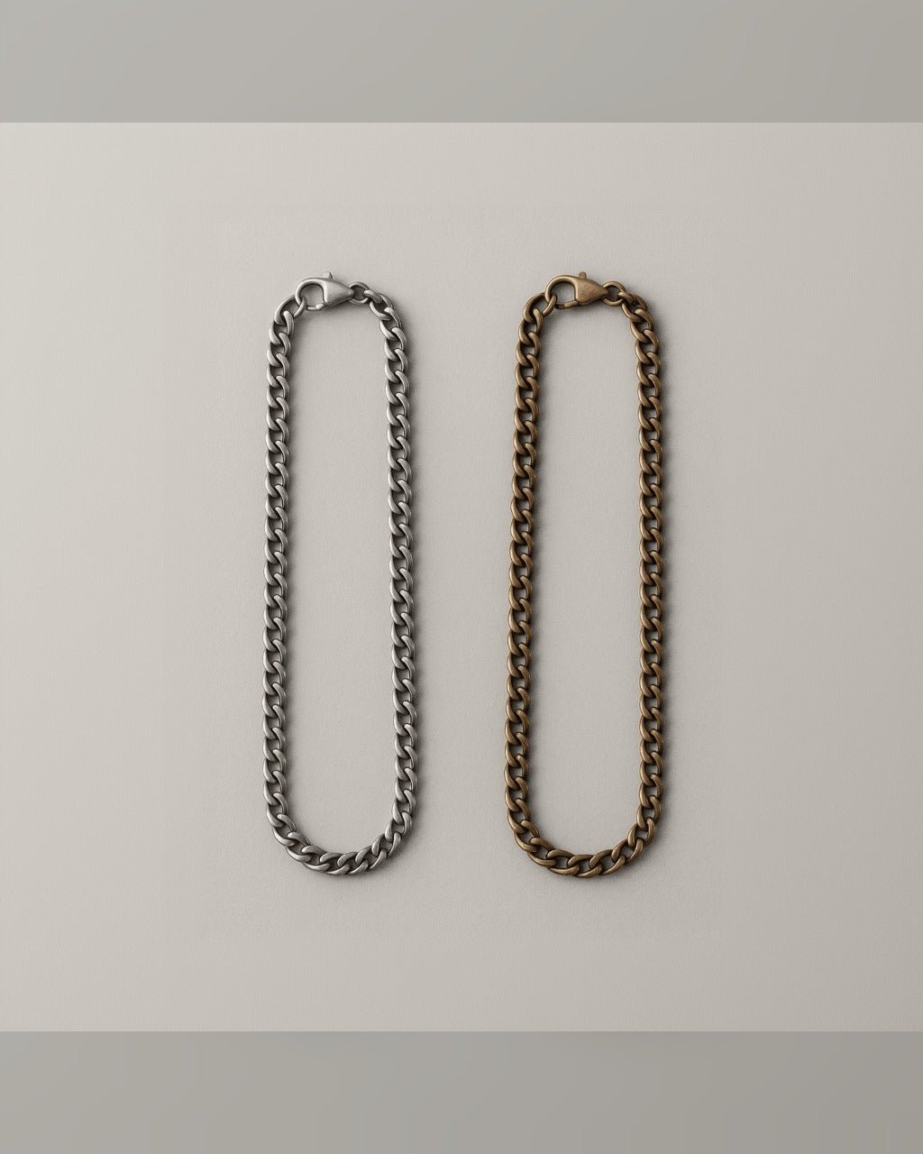 Collana Il Manifesto — Argento e Bronzo Uomo | Made in Italy - BDG Accessories