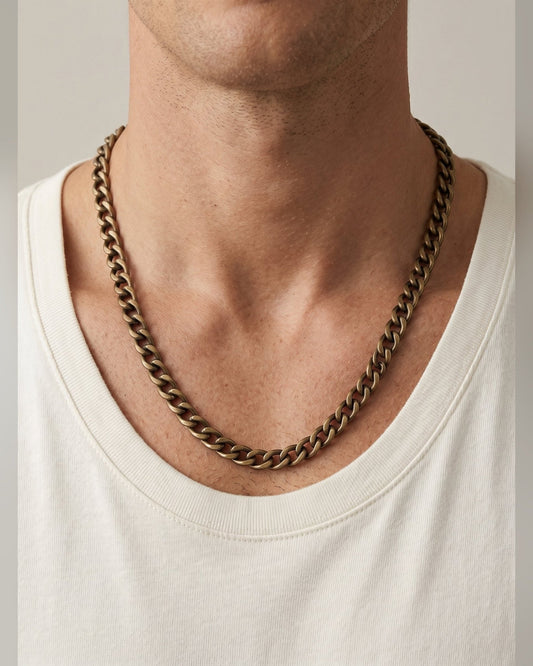Collana Il Manifesto — Argento e Bronzo Uomo | Made in Italy - BDG Accessories