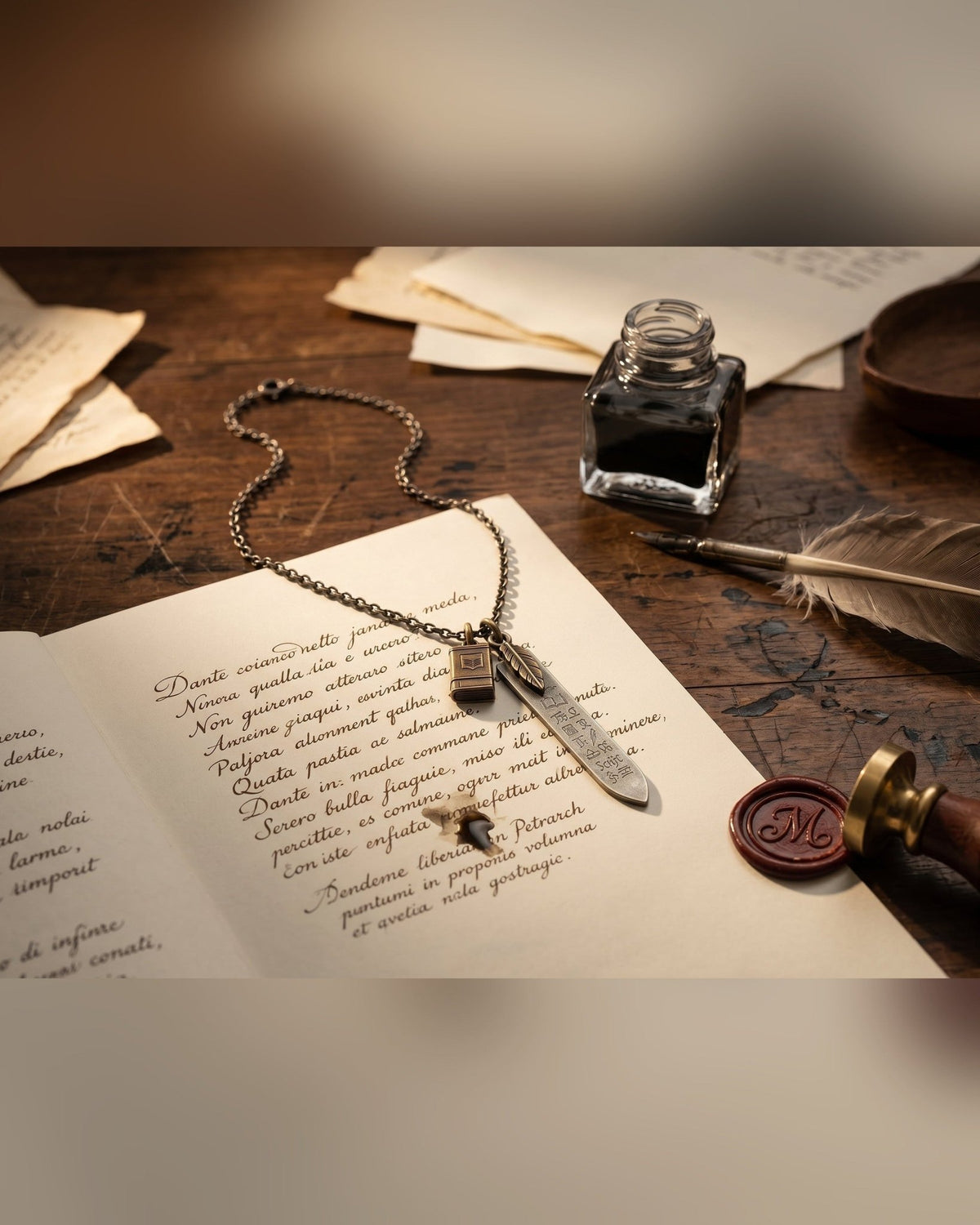 Collana Il Saggio — Argento o Bronzo Uomo | Made in Italy - BDG Accessories