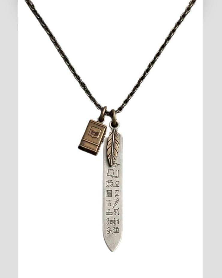 Collana Il Saggio — Argento o Bronzo Uomo | Made in Italy - BDG Accessories