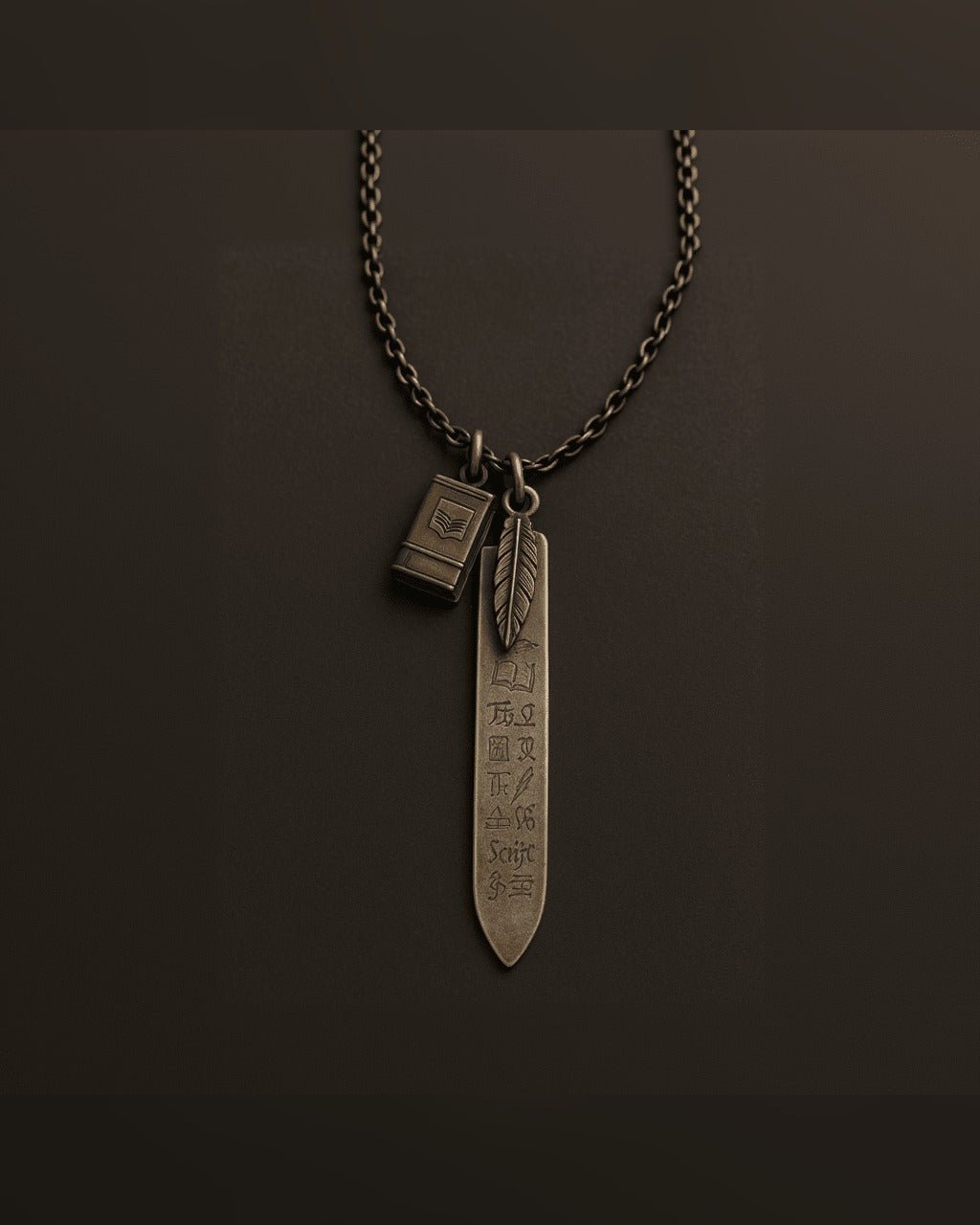 Collana Il Saggio — Argento o Bronzo Uomo | Made in Italy - BDG Accessories