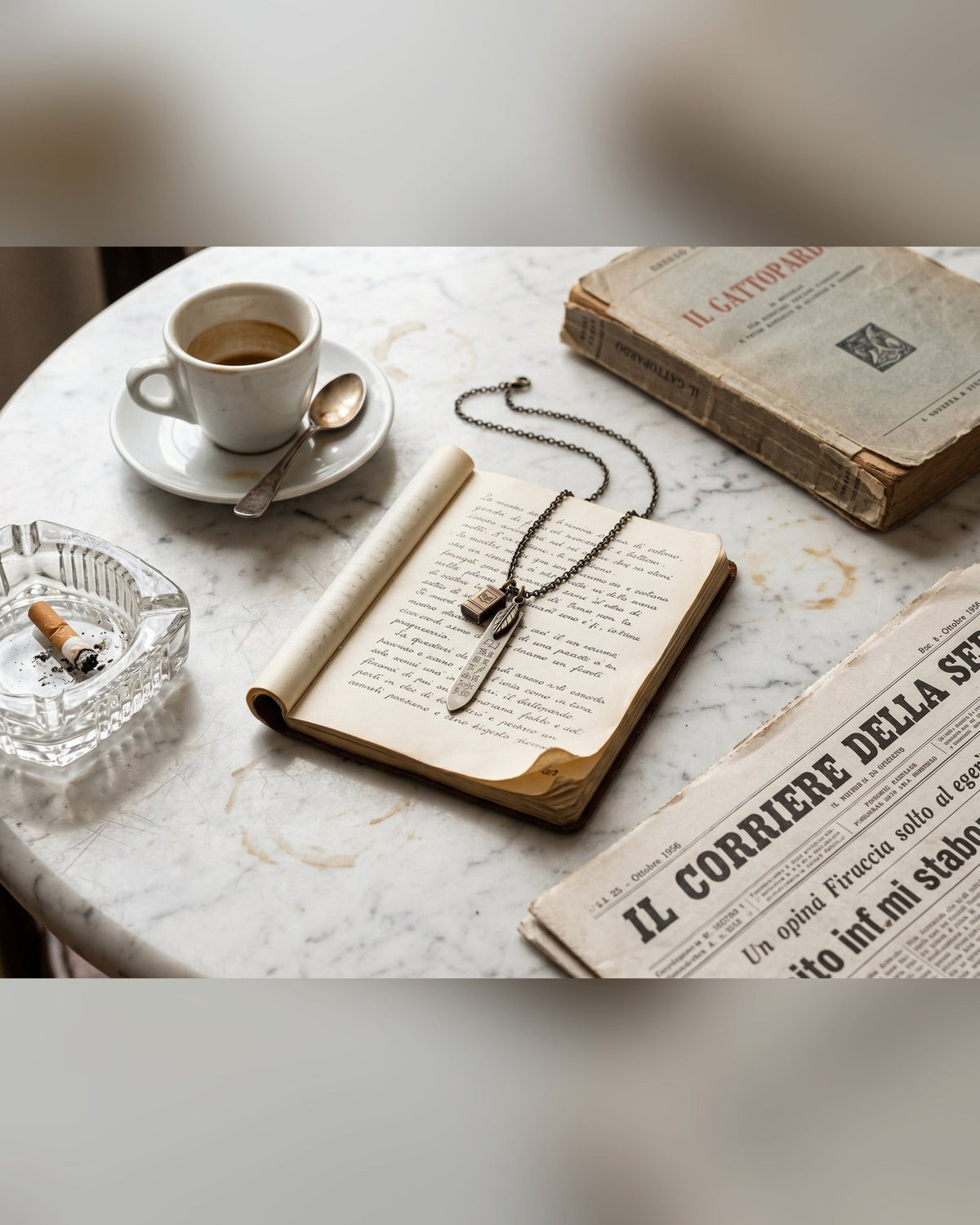 Collana Il Saggio — Argento o Bronzo Uomo | Made in Italy - BDG Accessories