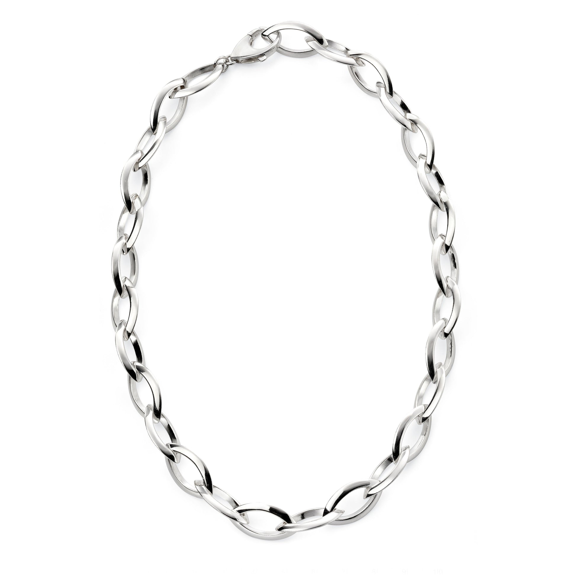 Collana In Argento Con Catena Marquise Elegante - BDG Accessories