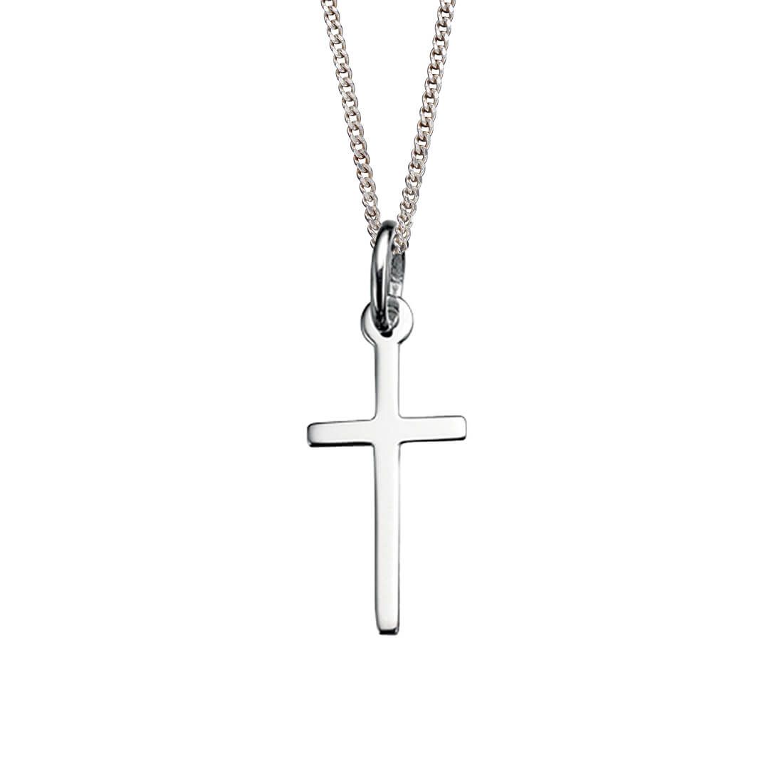 Collana In Argento Con Pendente Croce Elegante - BDG Accessories