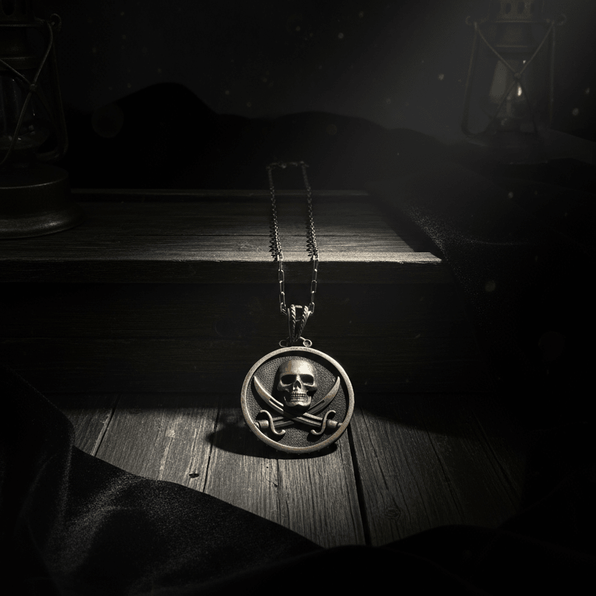 Collana In Argento e Bronzo Black Sails Pirati - BDG Accessories