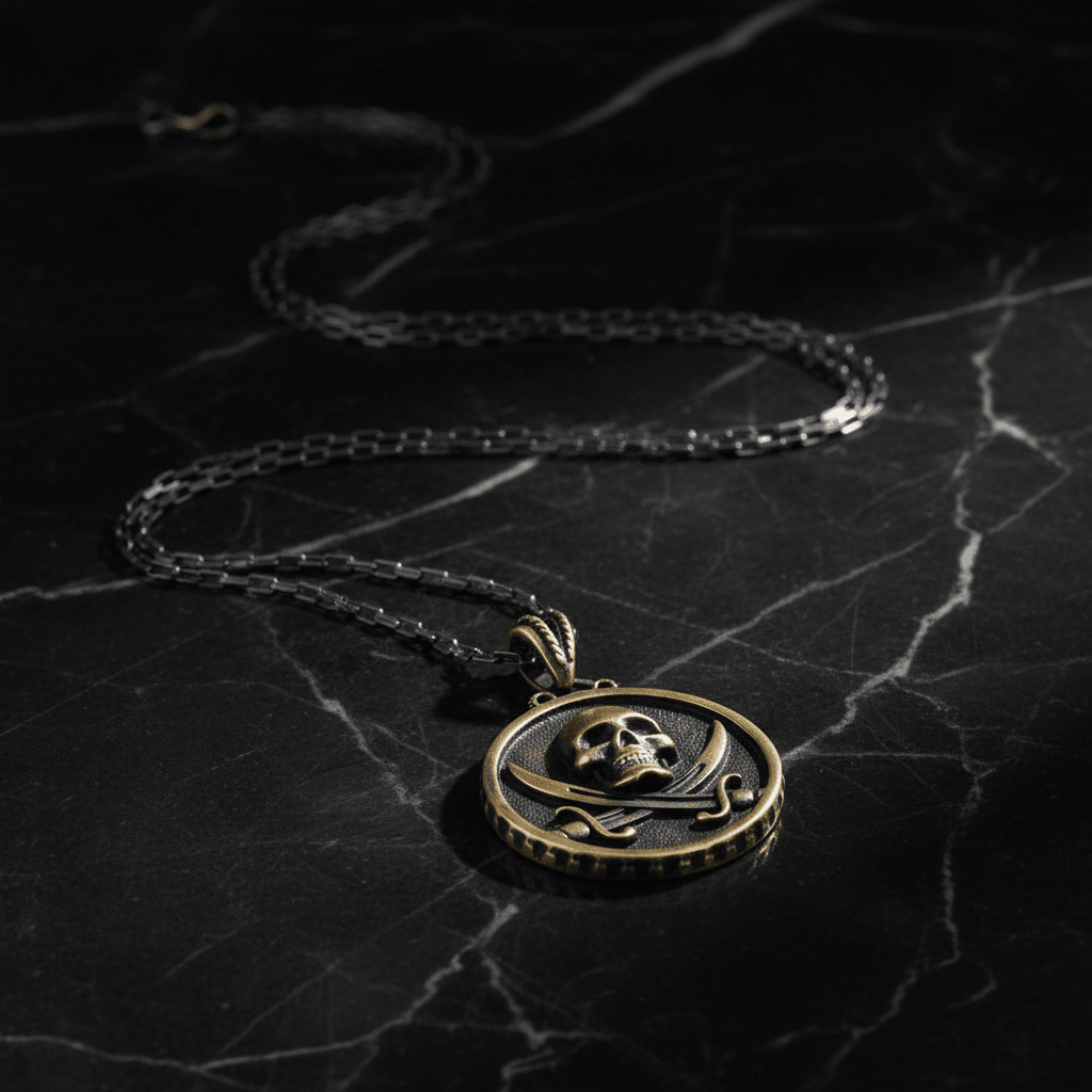 Collana In Argento e Bronzo Black Sails Pirati - BDG Accessories