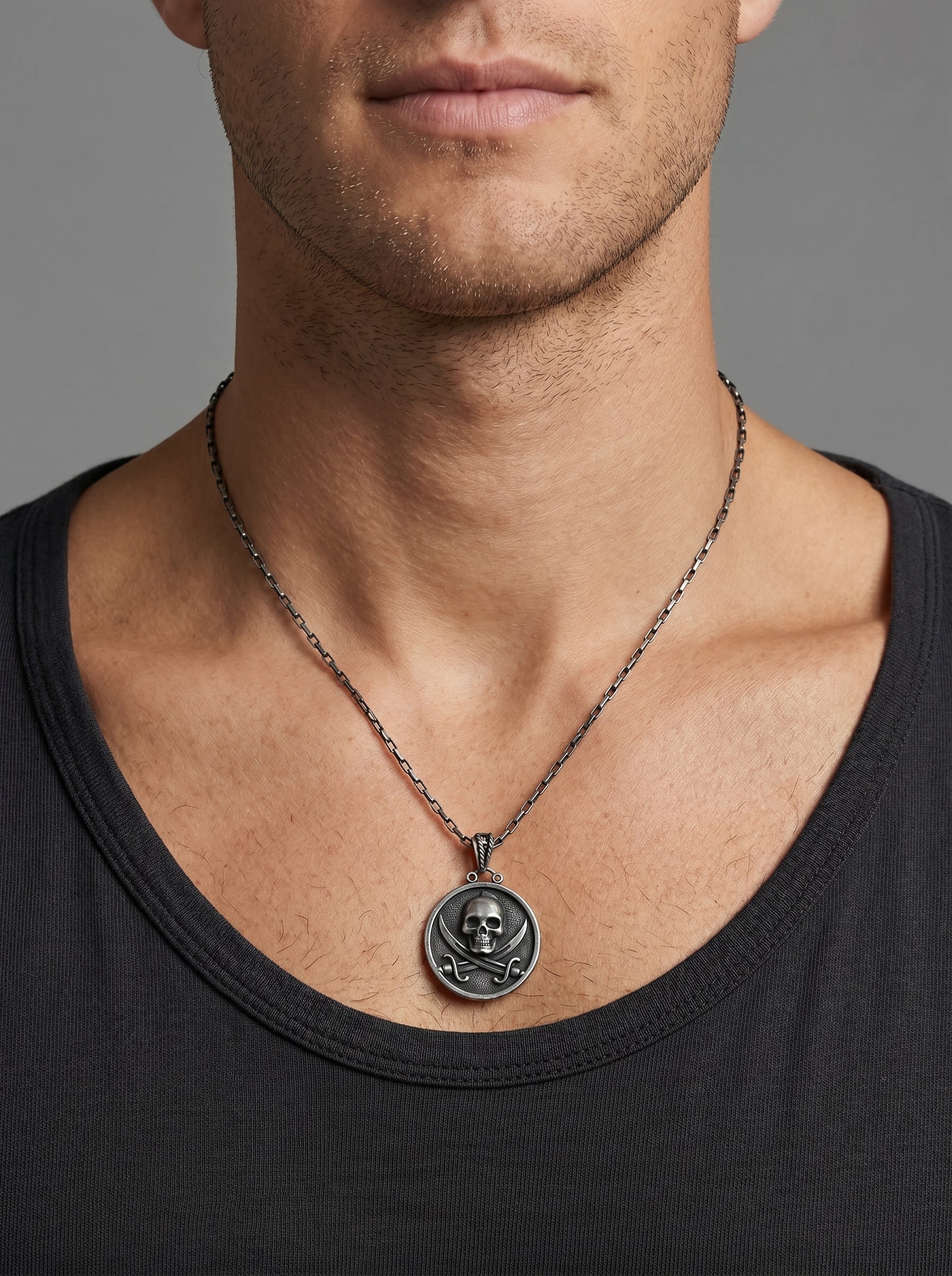 Collana In Argento e Bronzo Black Sails Pirati - BDG Accessories