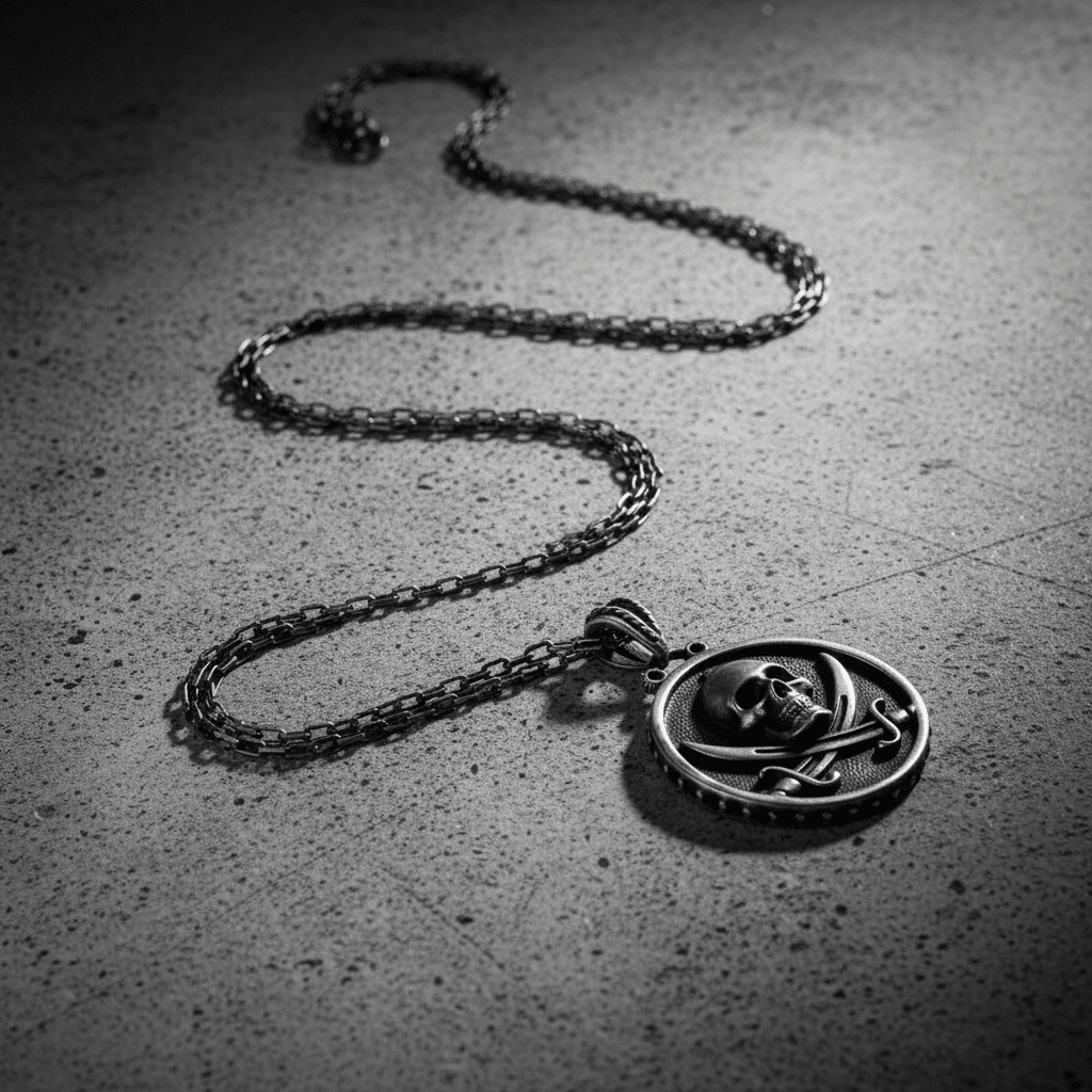 Collana In Argento e Bronzo Black Sails Pirati - BDG Accessories