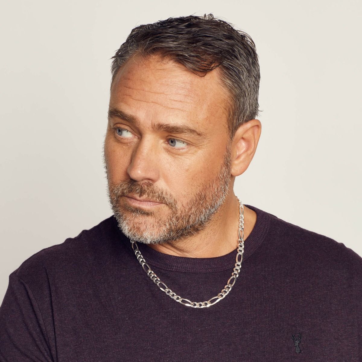 Collana In Argento Maglie Figaro Leggera Uomo - BDG Accessories