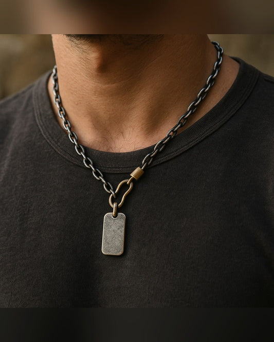 Collana La Piastrina — Argento 925 Uomo | Made in Italy - BDG Accessories