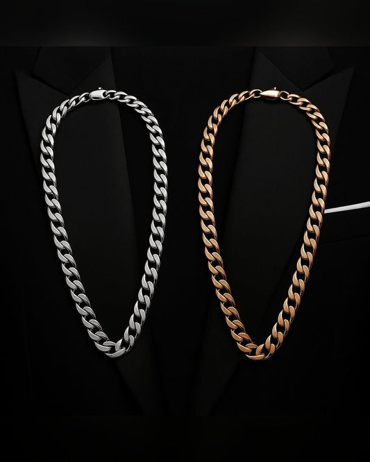 Collana L'Ultima Parola — Argento e Bronzo Uomo | Made in Italy - BDG Accessories