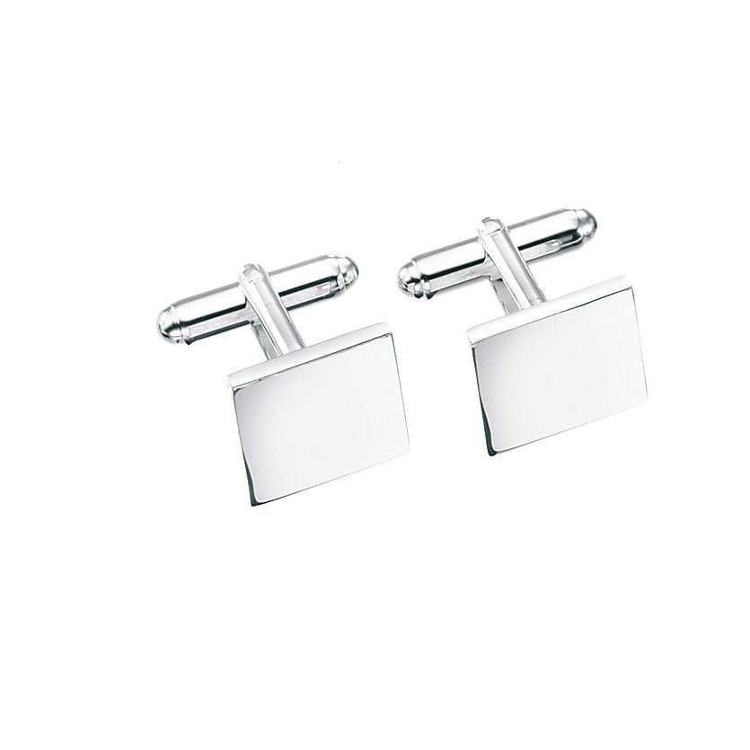 Gemelli Da Polso Quadrati In Argento Eleganti - BDG Accessories