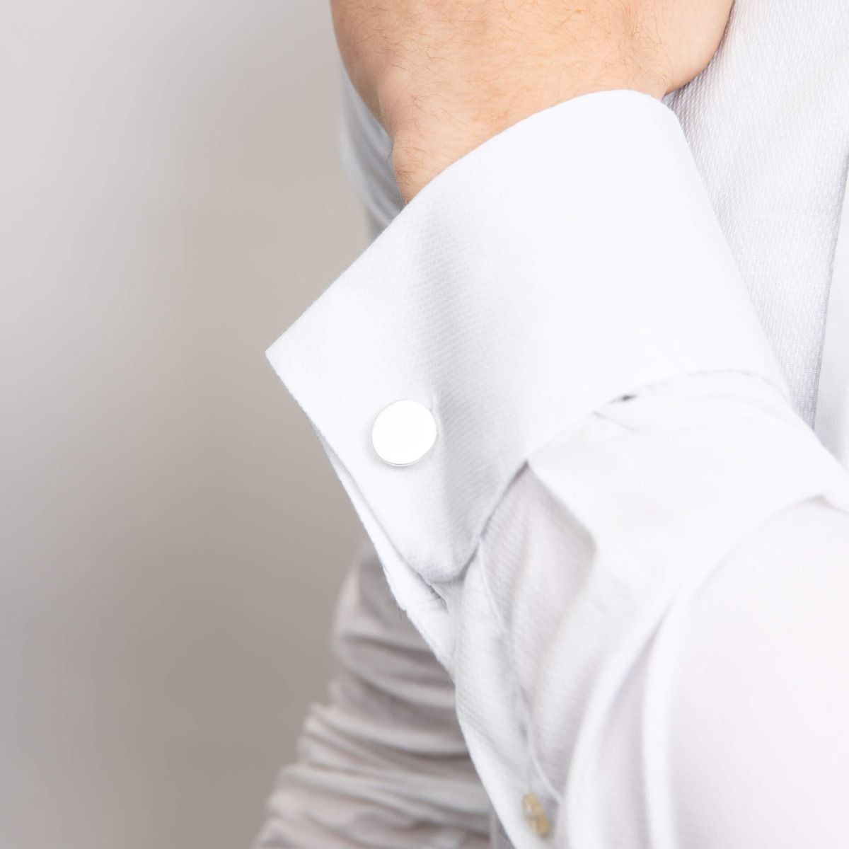 Gemelli Da Polso Rotondi In Argento Eleganti - BDG Accessories