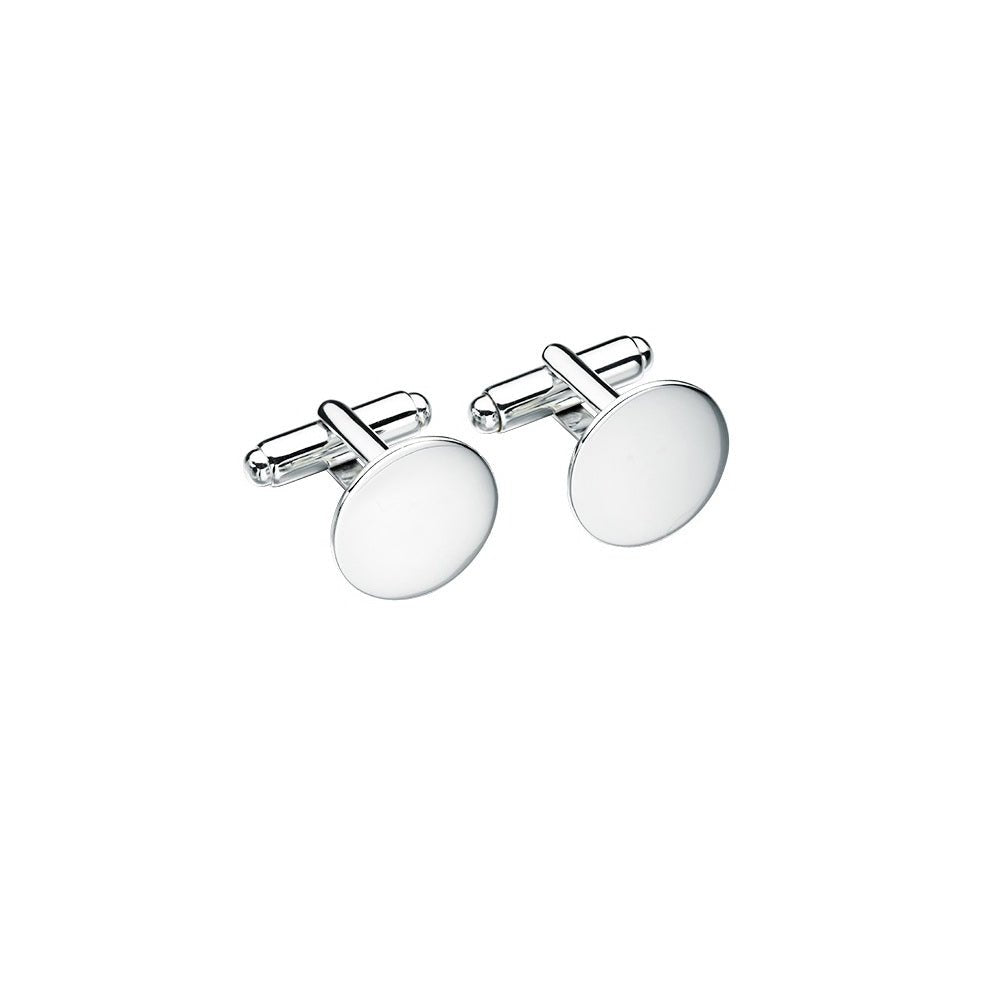 Gemelli Da Polso Rotondi In Argento Eleganti - BDG Accessories