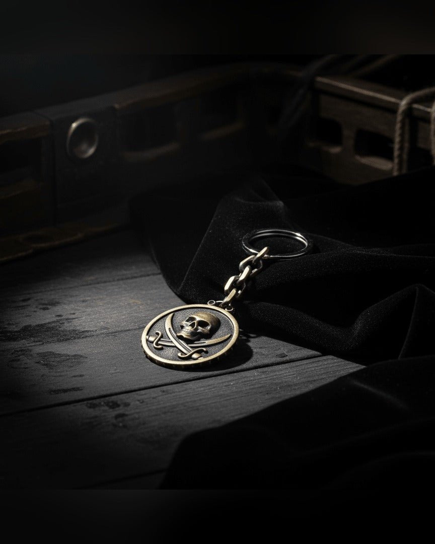 Portachiavi Il Corsaro — Argento o Bronzo | Black Sails, Made in Italy - BDG Accessories