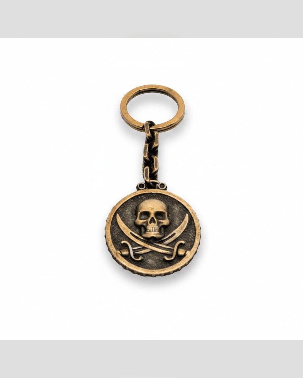 Portachiavi Il Corsaro — Argento o Bronzo | Black Sails, Made in Italy - BDG Accessories