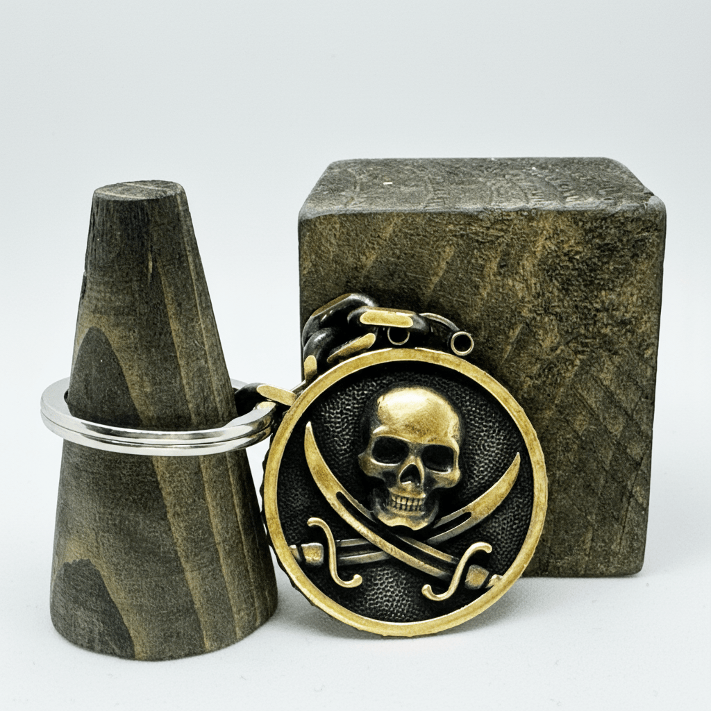 Portachiavi In Argento Black Sails BDG Accessories - BDG Accessories