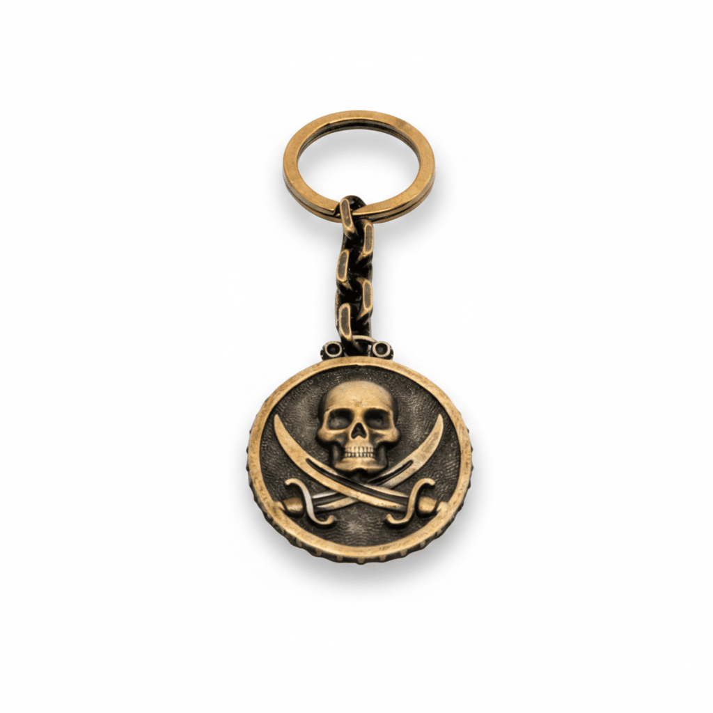 Portachiavi In Argento Black Sails BDG Accessories - BDG Accessories