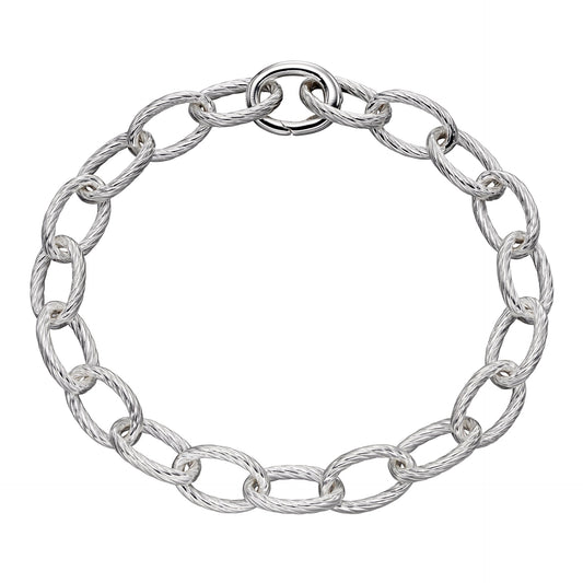 Bracciale Textured Link Chain Carrier