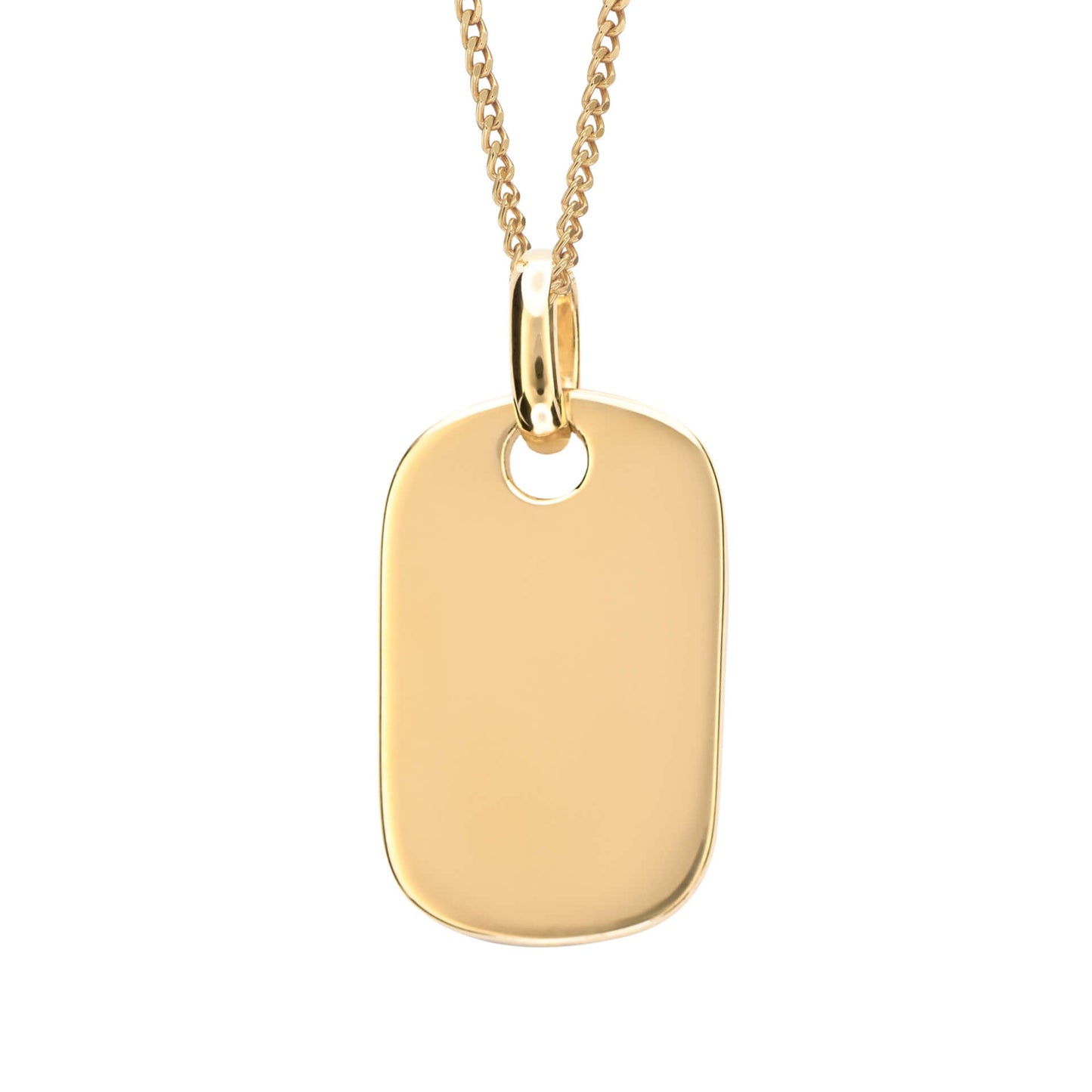 Collana Gold Rounded Tag